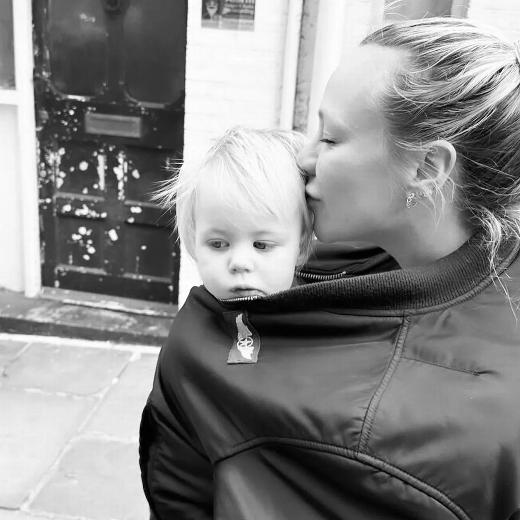 Chloe Madeley mit ihrer Tochter Bodhi