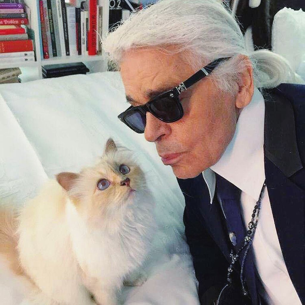 Choupette und Karl Lagerfeld