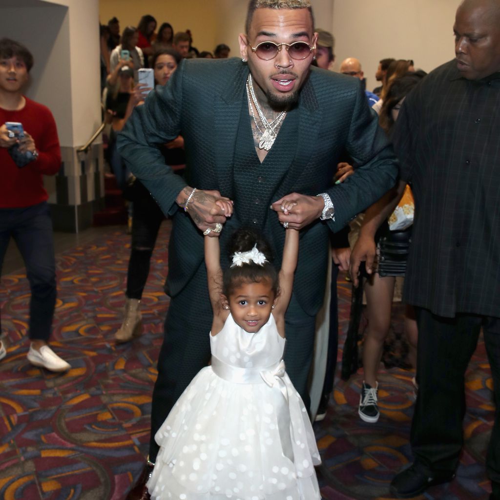 Chris Brown und Royalty Brown gemeinsam auf Chris Browns Event: "Welcome To My Life"