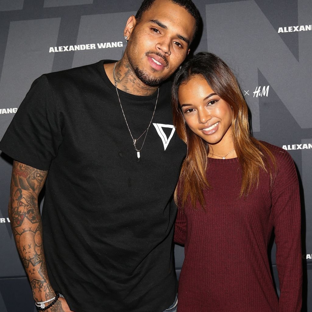 Chris Brown und Karrueche Tran bei einer H&M-Party