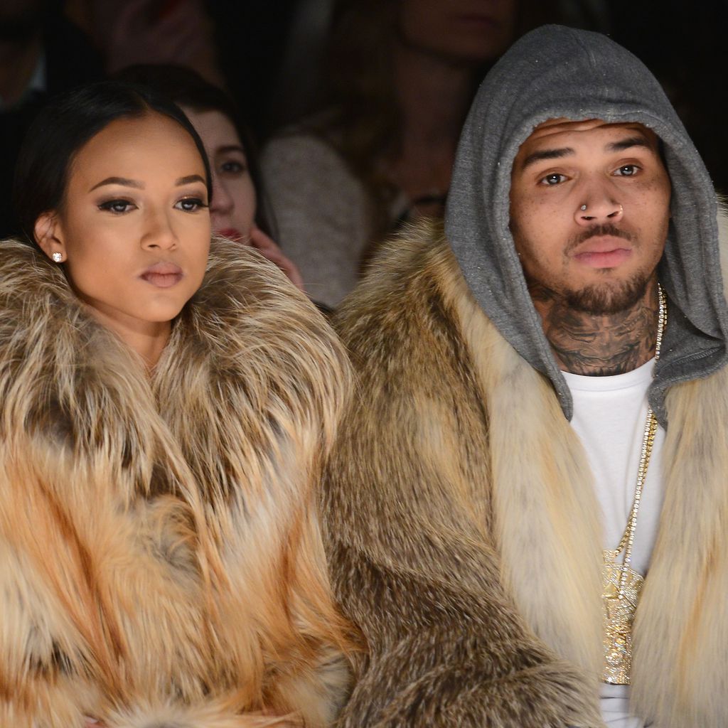 Chris Brown und Karrueche Tran 2015 auf der Fashion Week in New York