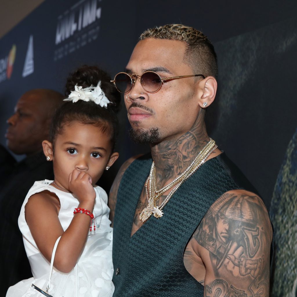 Chris Brown und Royalty Brown im Jahr 2017