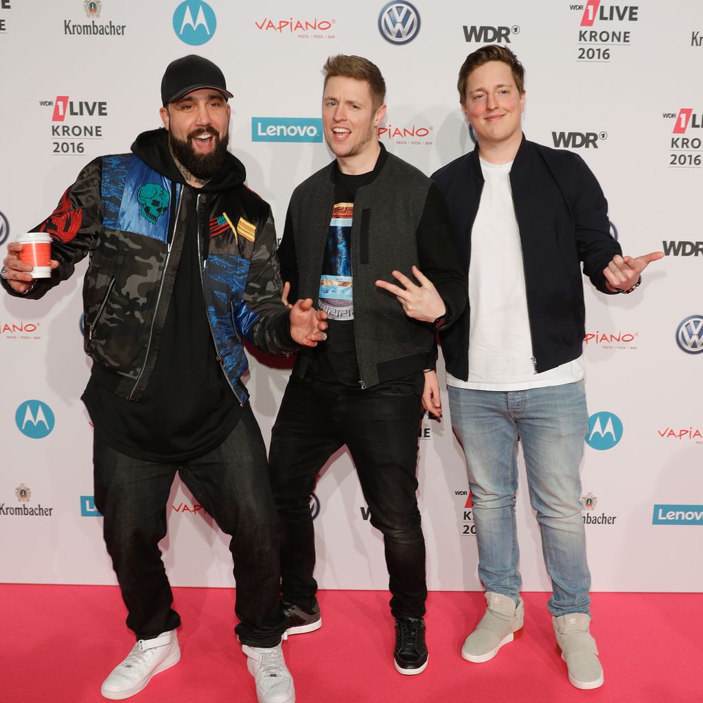 Chris, C-Bas und Phil von Bullshit TV bei der 1Live Krone 2016
