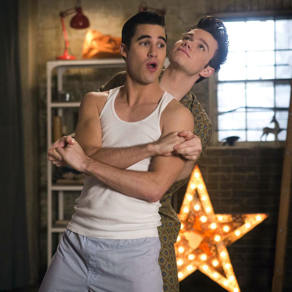 Chris Colfer und Darren Criss in "Glee"