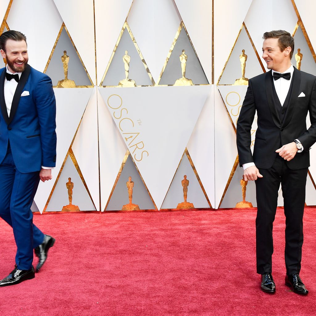 Chris Evans und Jeremy Renner bei den Oscars 2017
