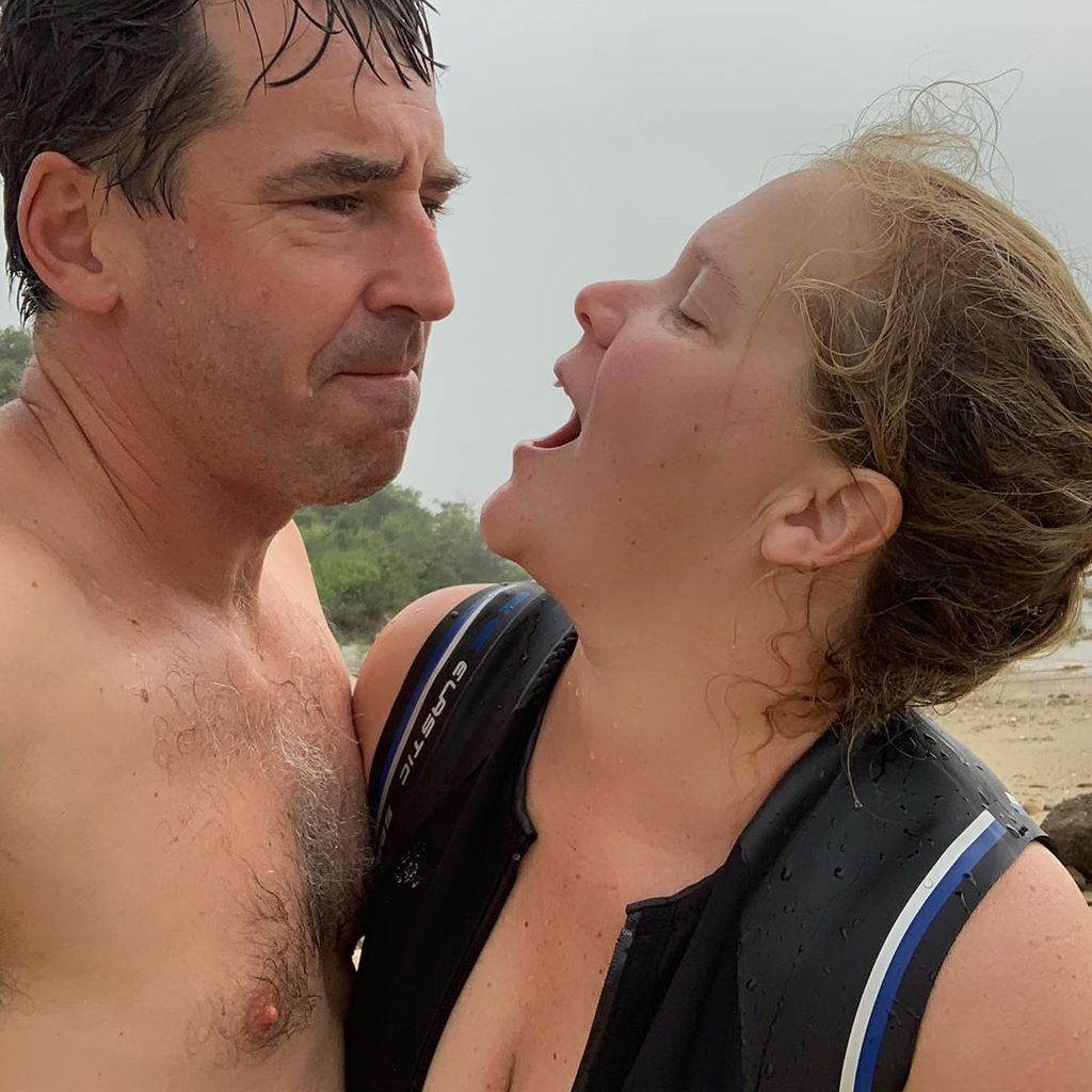 Chris Fischer und Amy Schumer im Juli 2019