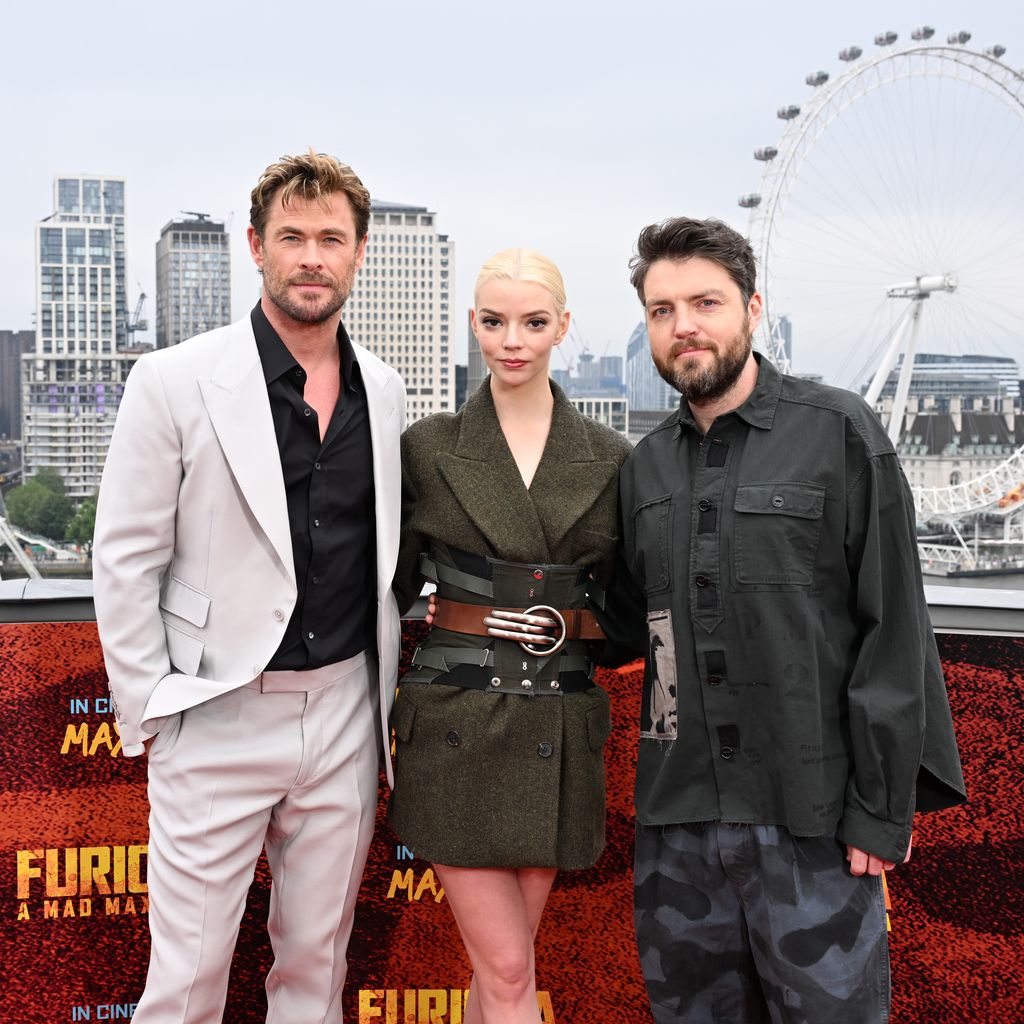 Chris Hemsworth, Anya Taylor-Joy und Tom Burke, 2024