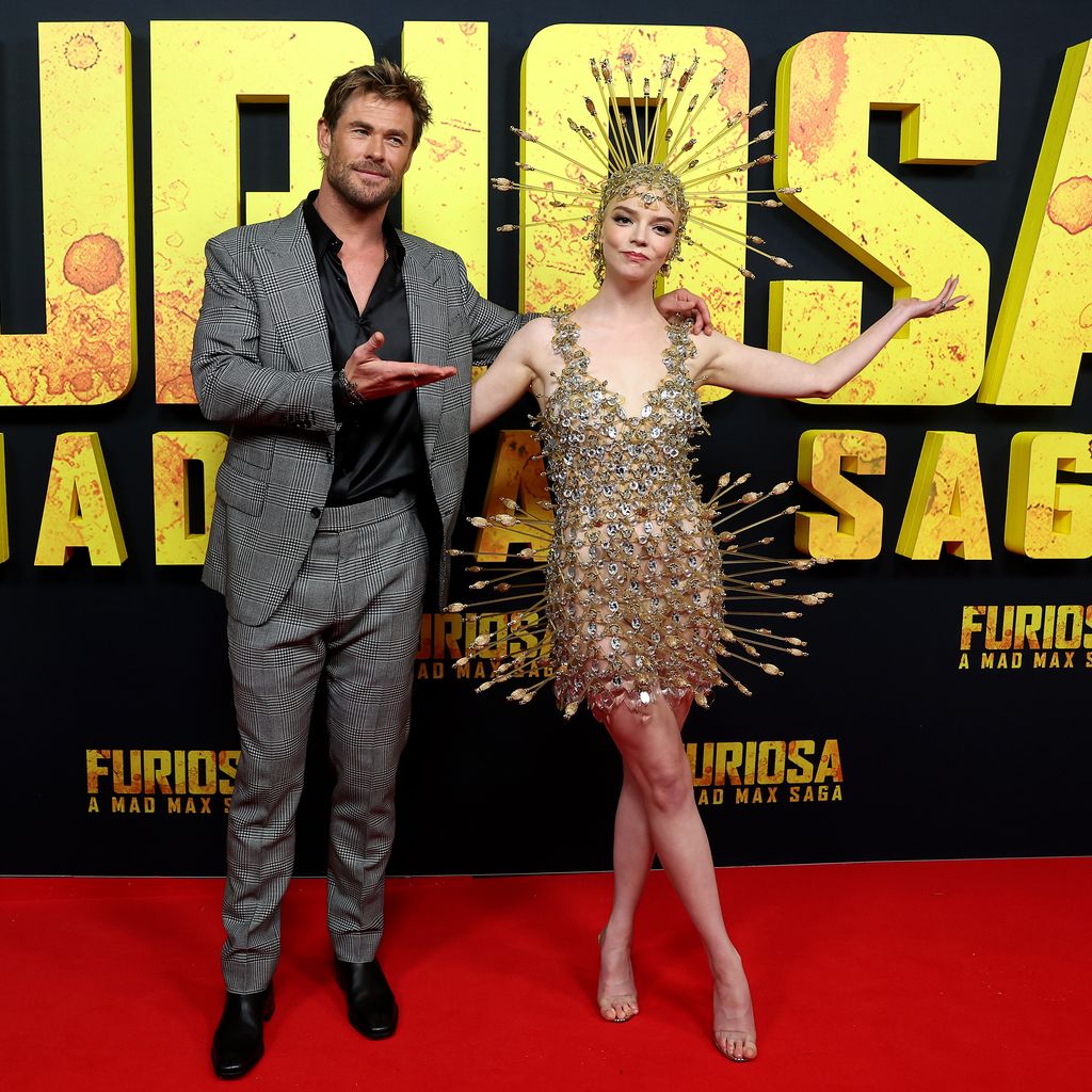 Chris Hemsworth und Anya Taylor-Joy bei der Premiere von "Furiosa: A Mad Max Saga"