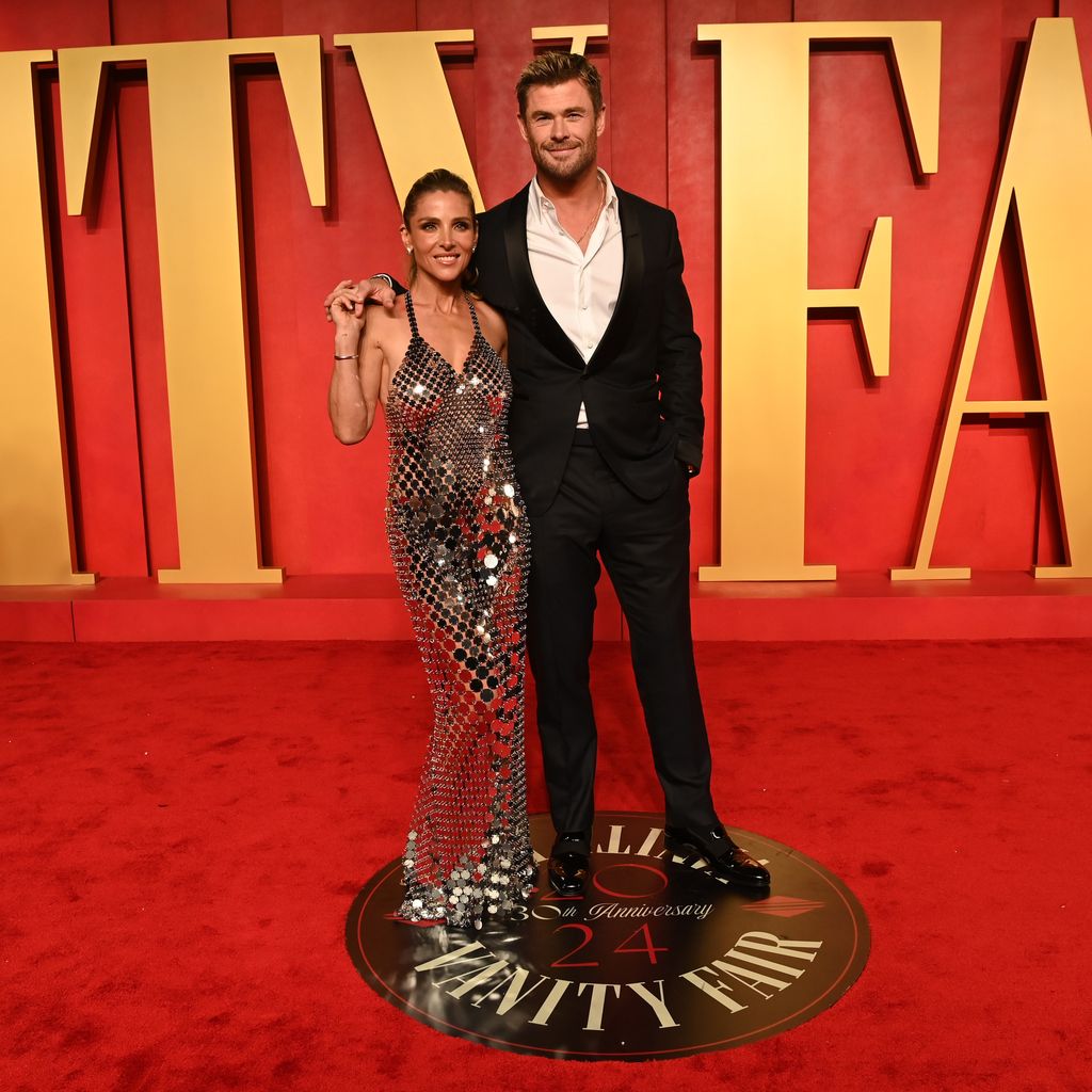 Chris Hemsworth und Elsa Pataky auf der Vanity-Fair-Oscaryparty, März 2024