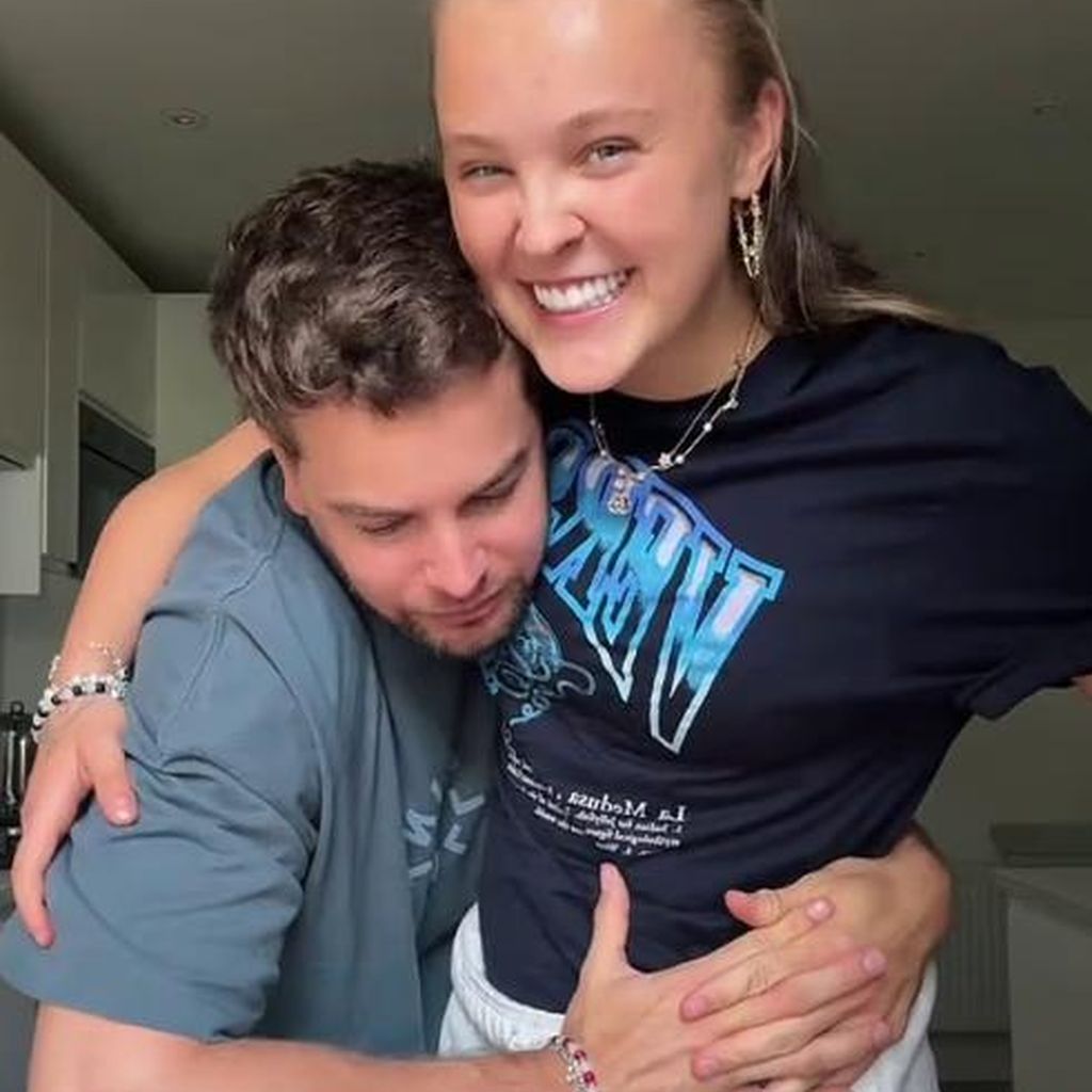 Chris Hughes und JoJo Siwa