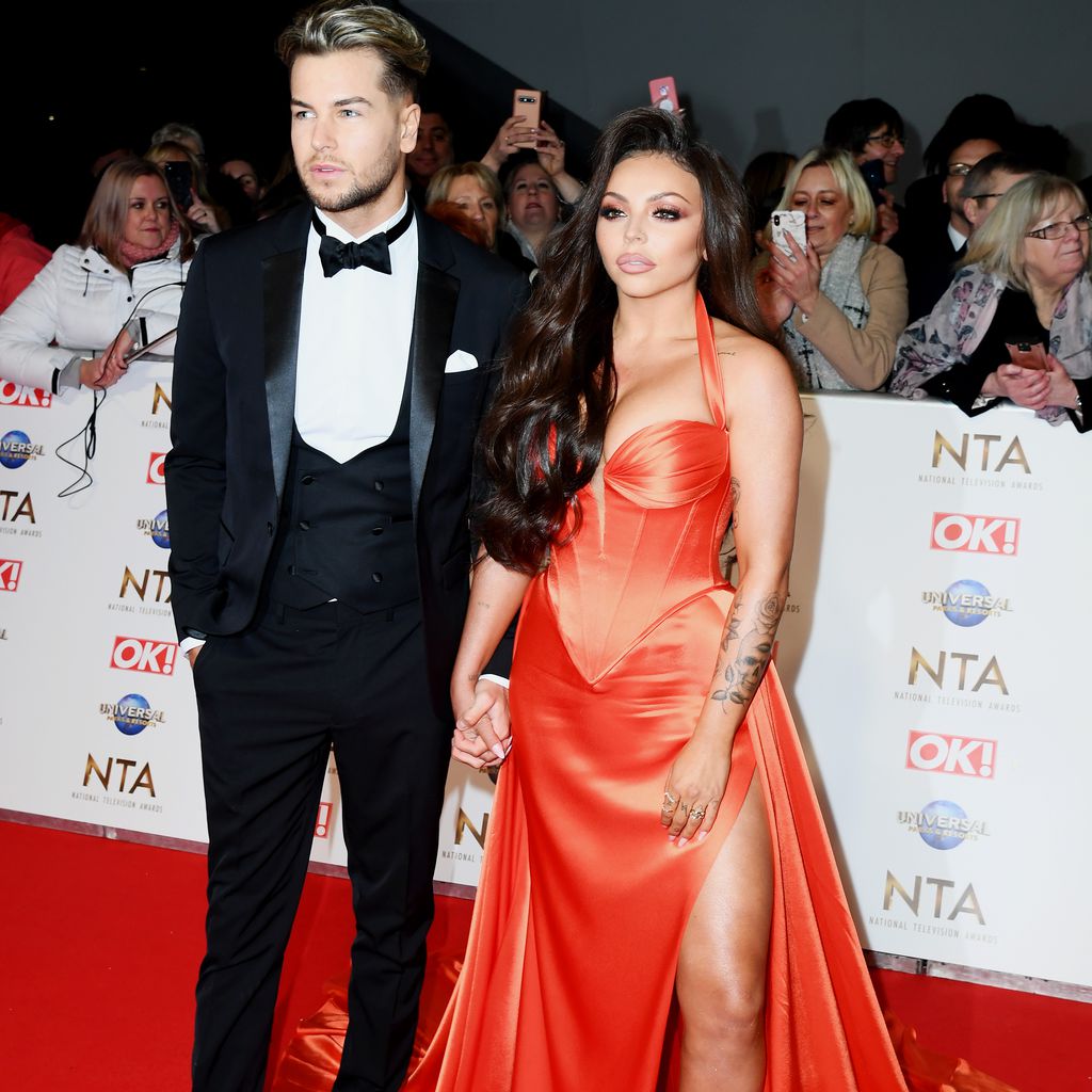 Chris Hughes und Jesy Nelson bei den National Television Awards in London im Januar 2020