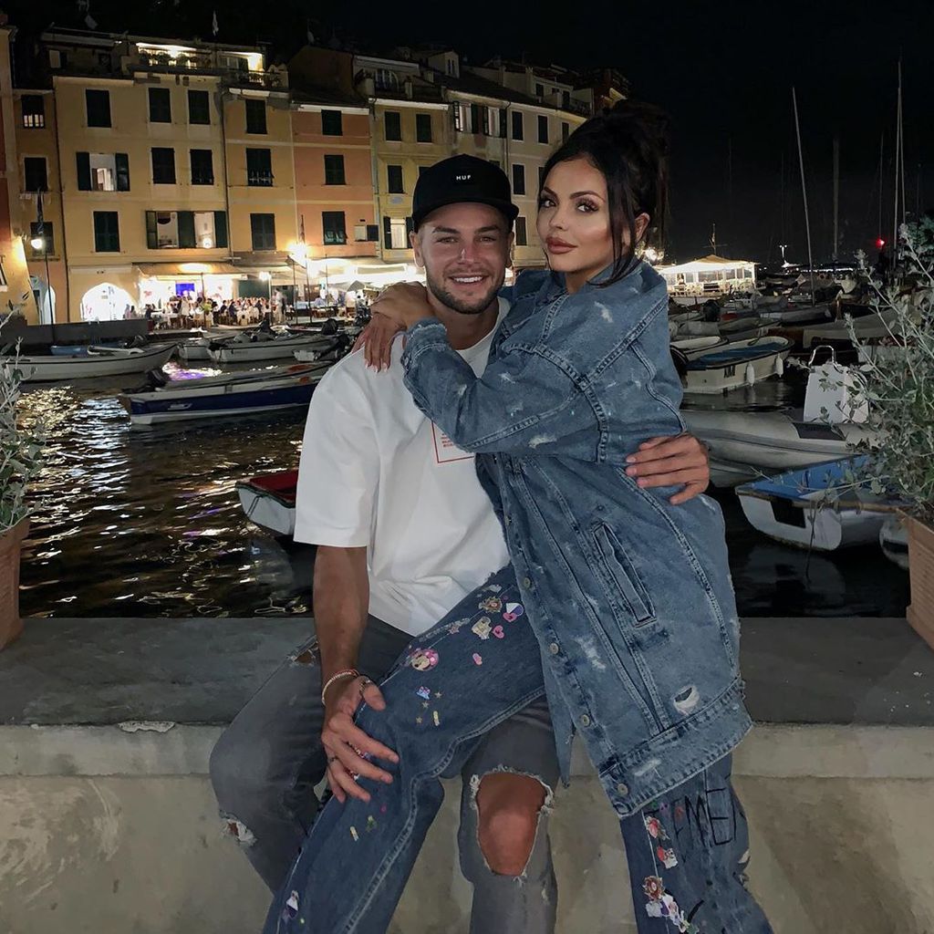 Chris Hughes und Jesy Nelson in Portofino