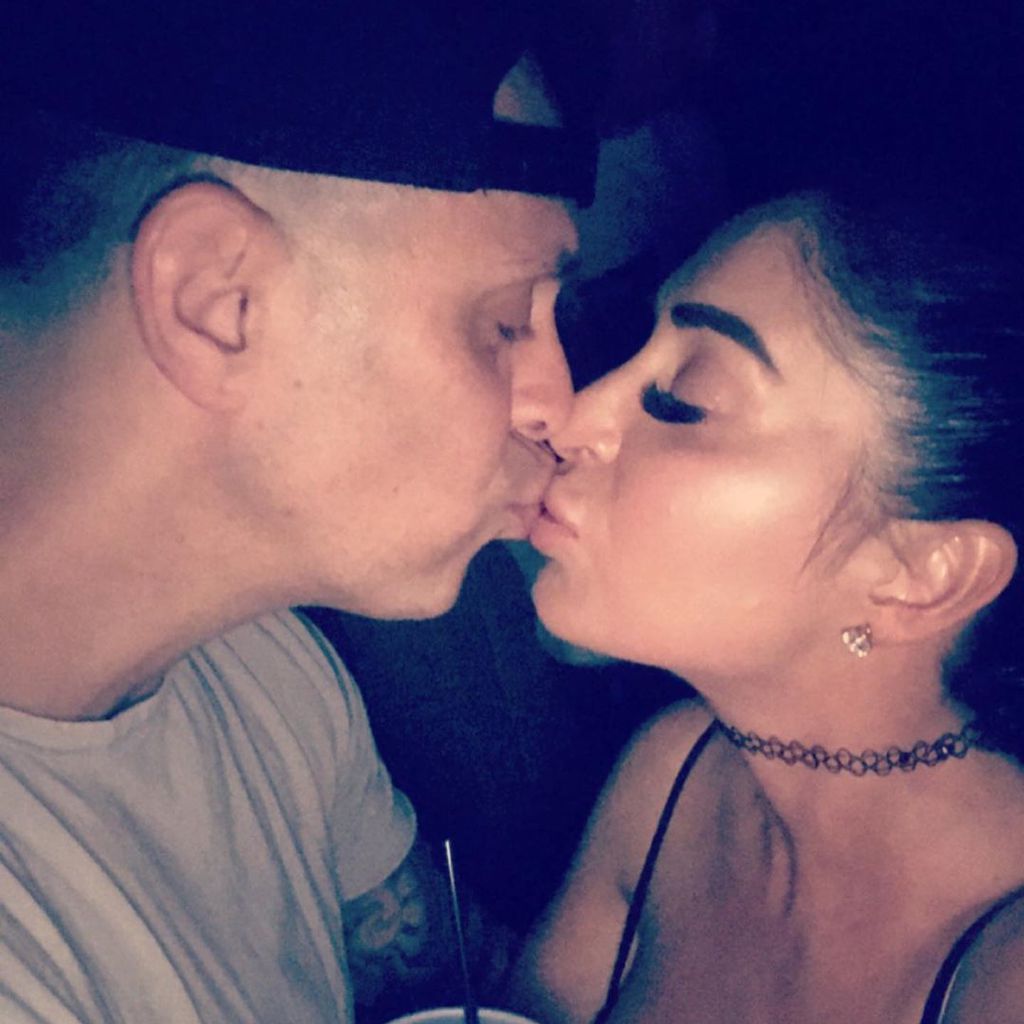 Chris Larangeira und Angelina Pivarnick an ihrem zweiten Jahrestag