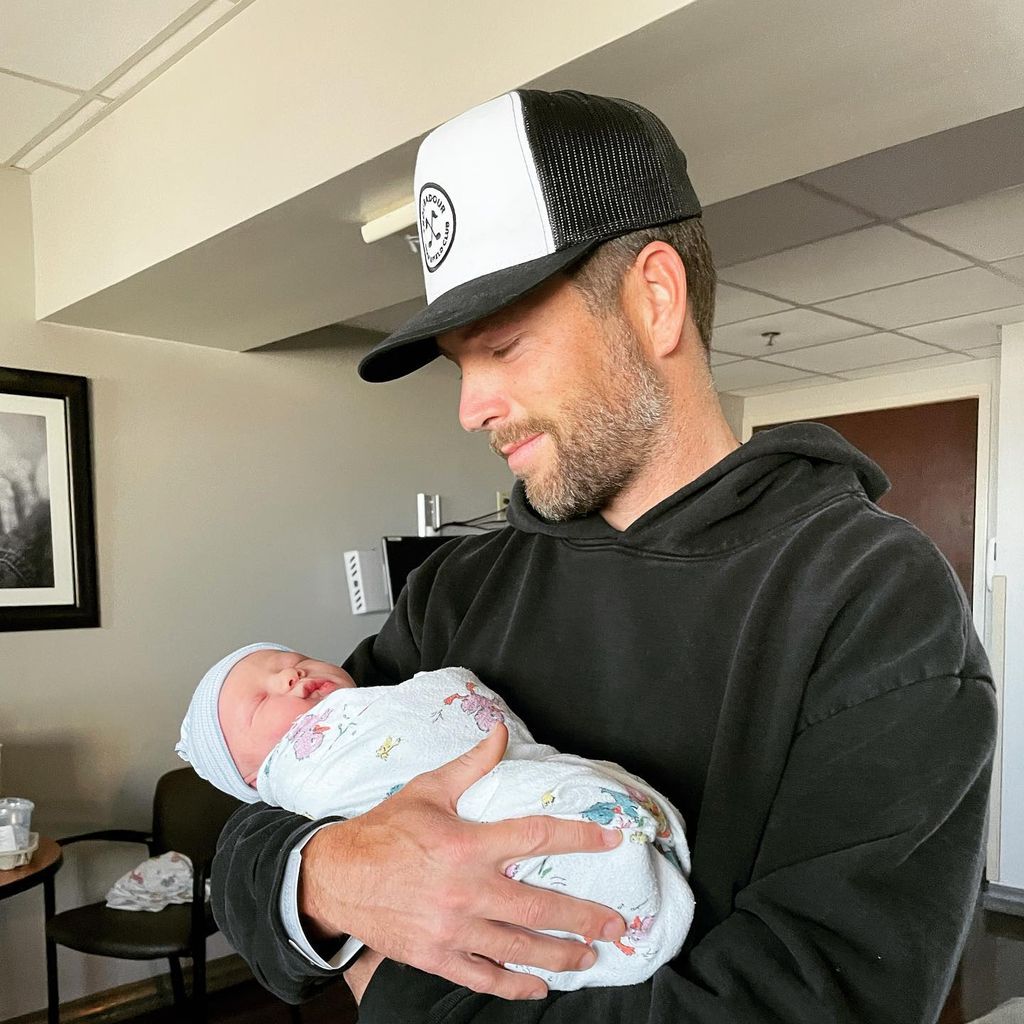 Chris Lane und sein Sohn Baker, Oktober 2022