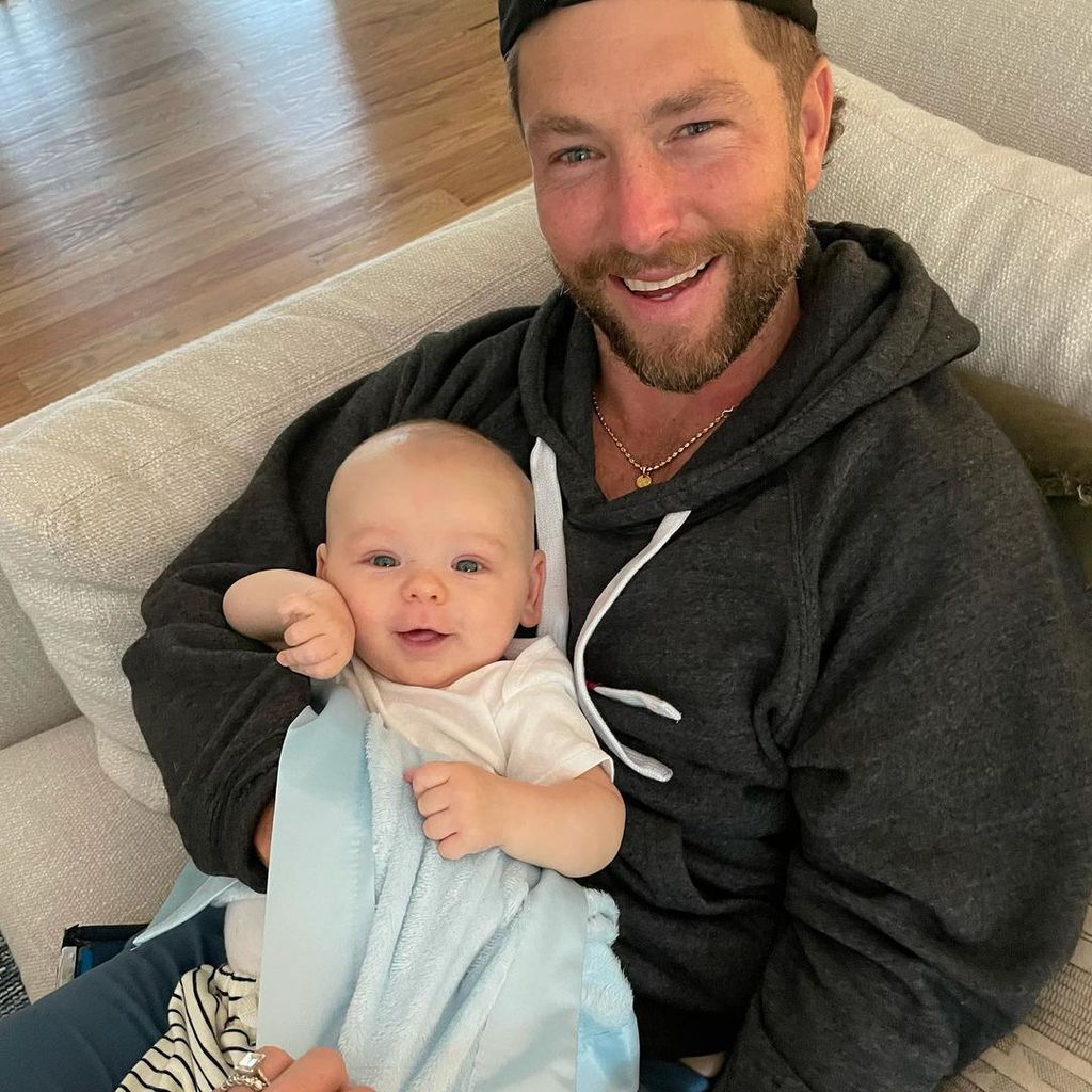 Chris Lane mit seinem Sohn, September 2021