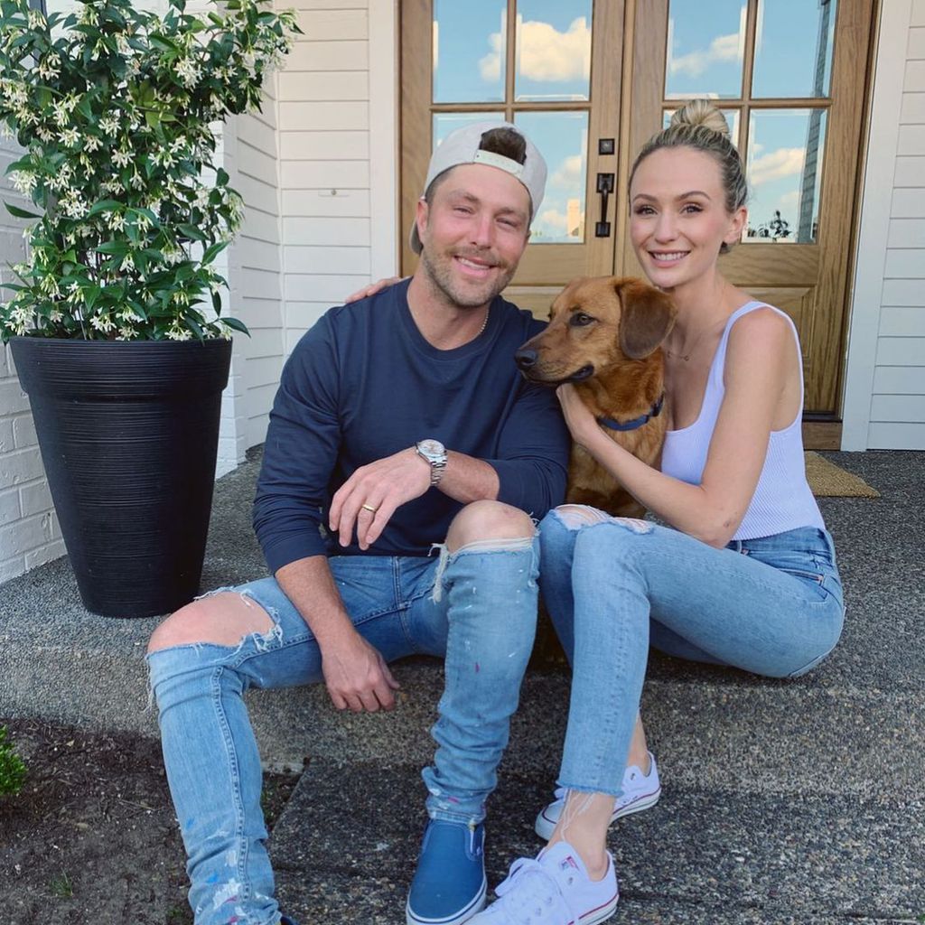 Chris Lane und Lauren Bushnell im Juli 2020