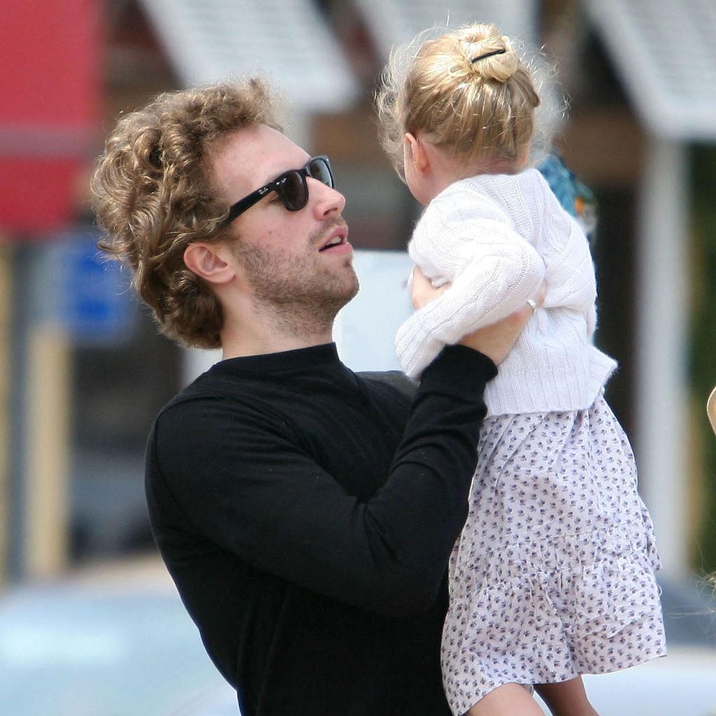 Chris Martin und seine Tochter Apple im Jahr 2007