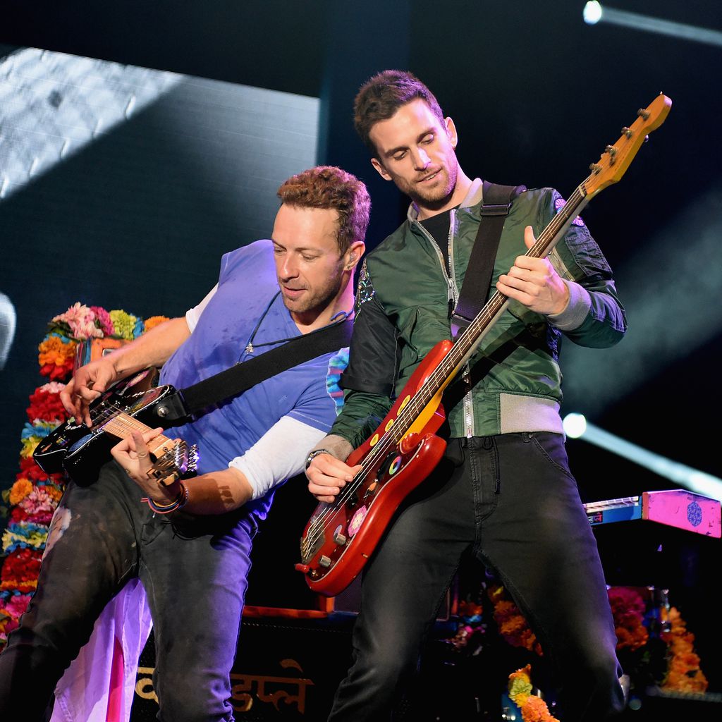 Chris Martin und Guy Berryman von Coldplay