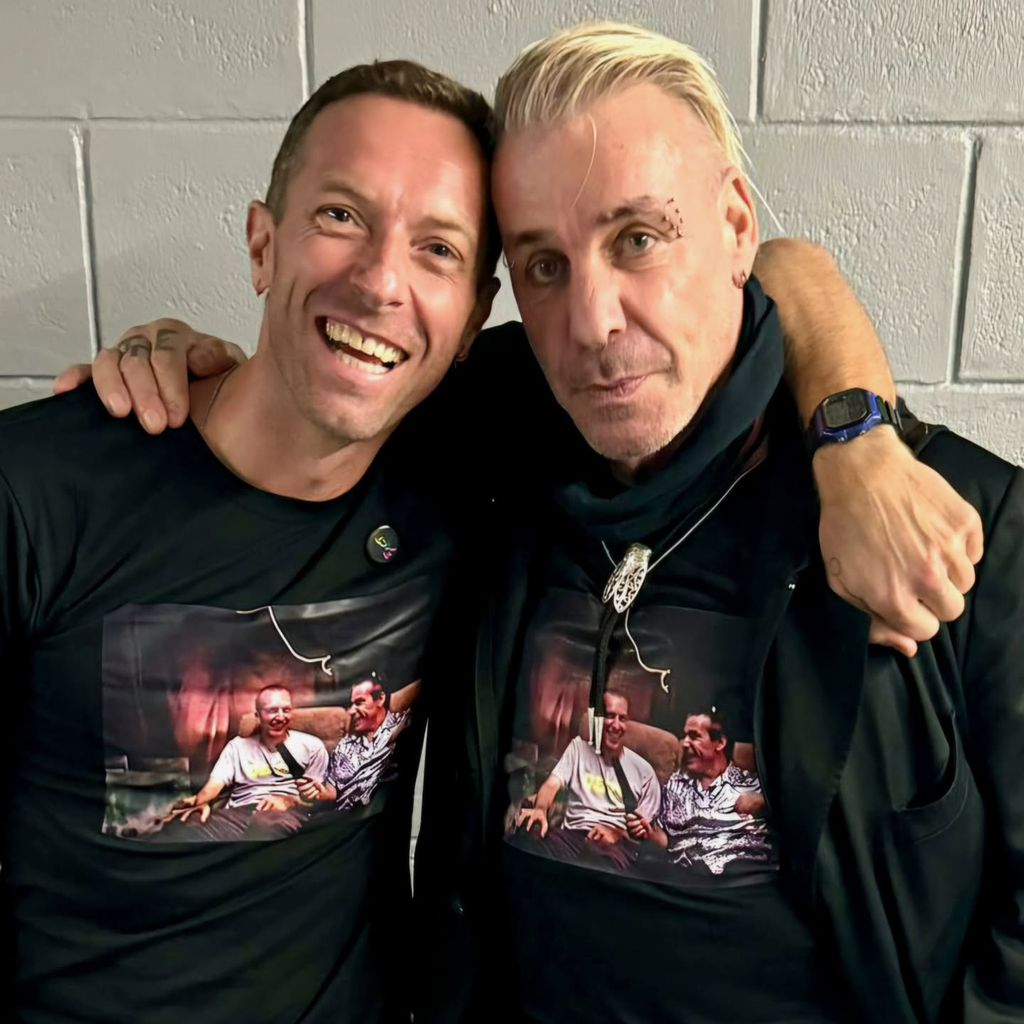 Chris Martin und Till Lindemann im Januar 2025