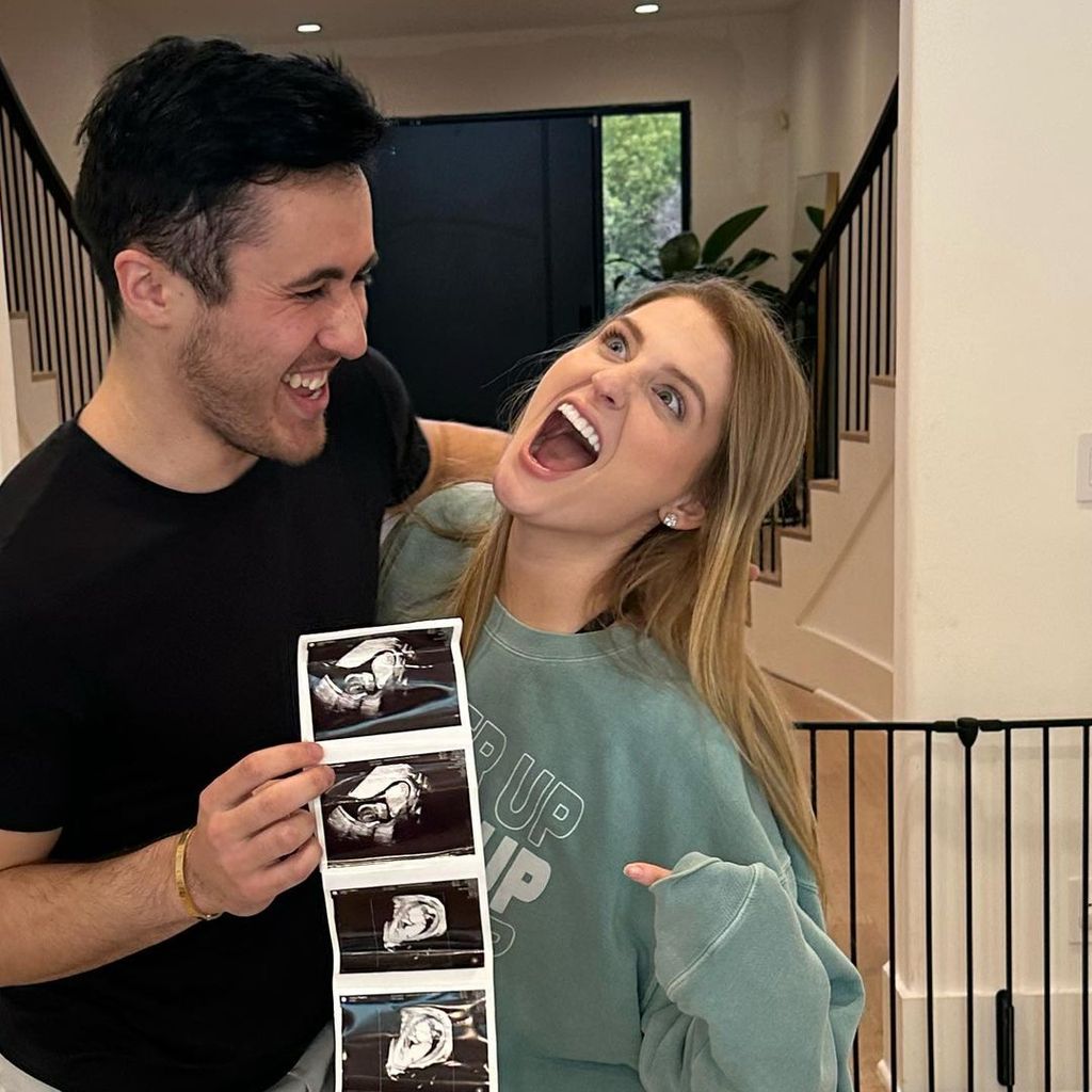 Chris Olsen und Meghan Trainor im Januar 2023