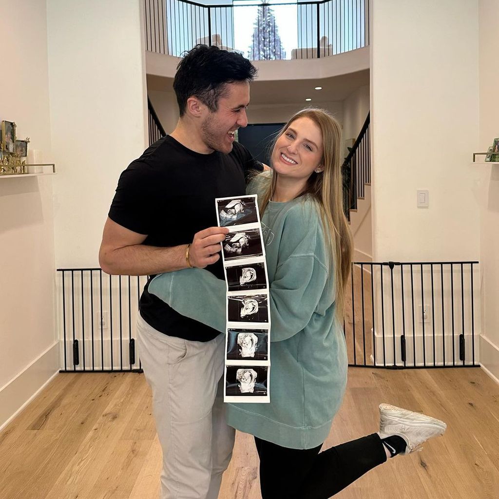 Chris Olsen und Meghan Trainor im Januar 2023