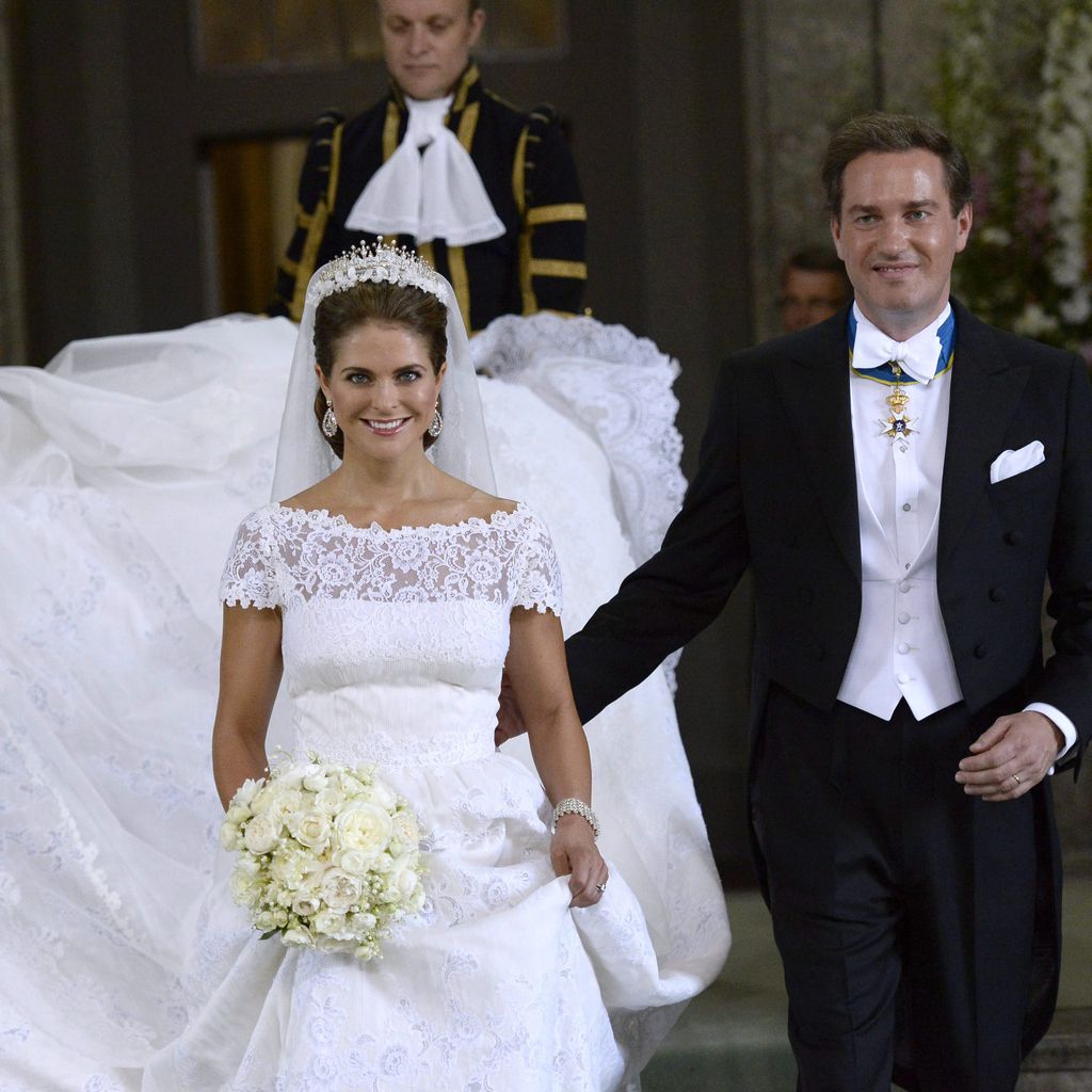 Chris O'Neill und Prinzessin Madeleine von Schweden auf ihrer Hochzeit