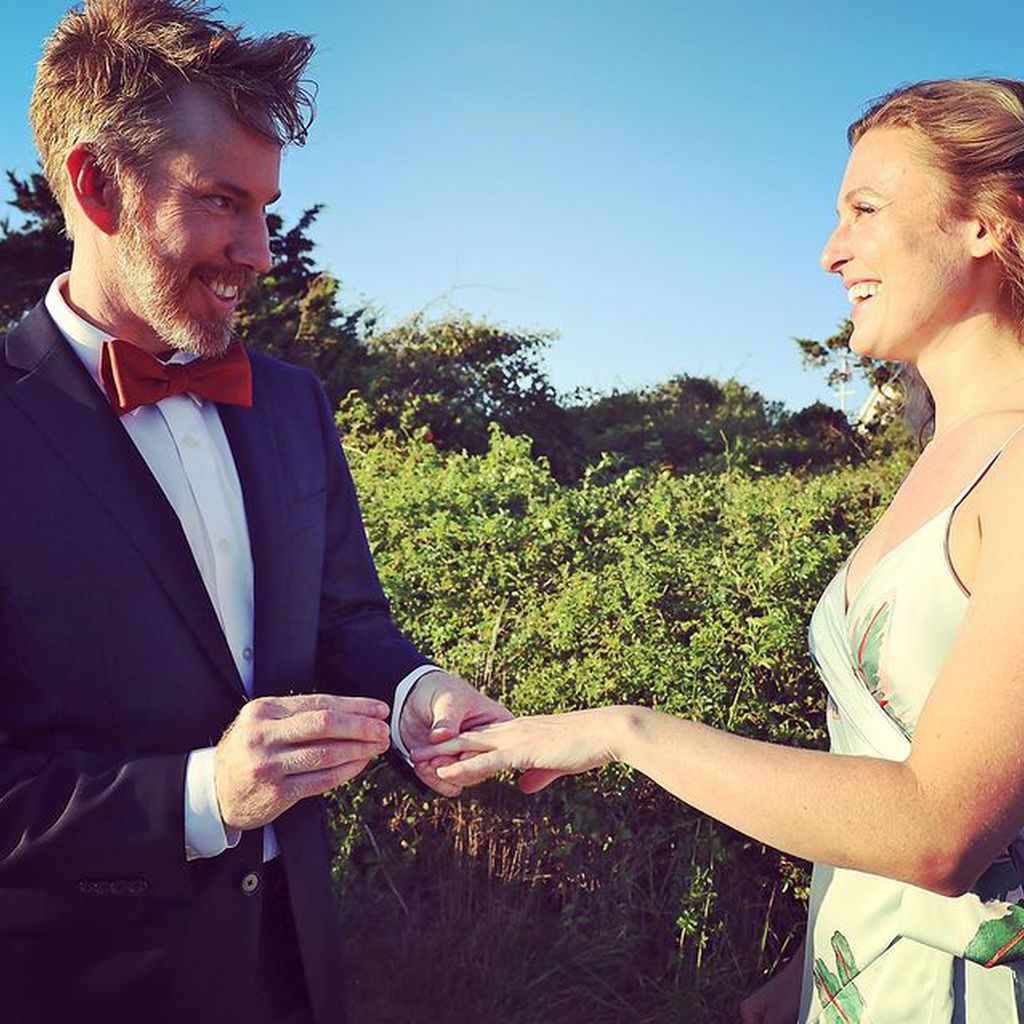 Chris Owen und Dayna Cousins bei ihrer Hochzeit