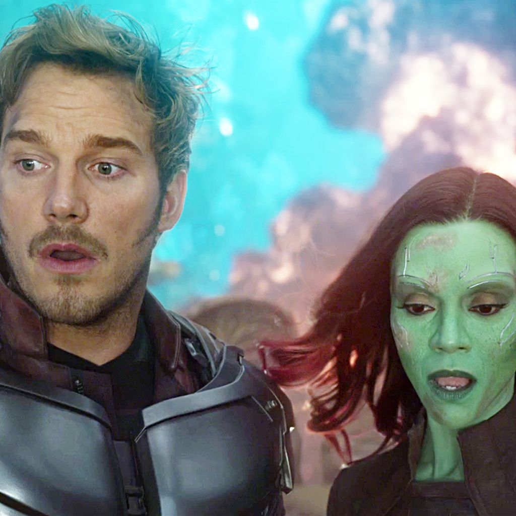 Chris Pratt und Zoe Saldana in "Guardians of the Galaxy"