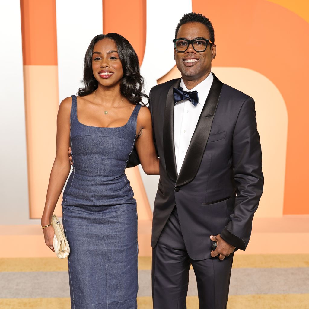 Chris Rock mit seiner Tochter Zahra bei der Oscar-Afterparty 2025