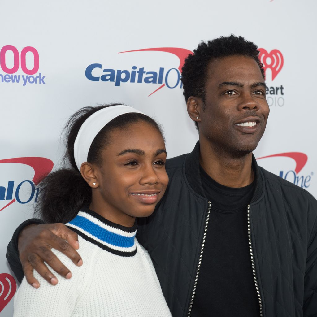 Chris Rock und seine Tochter Zahra