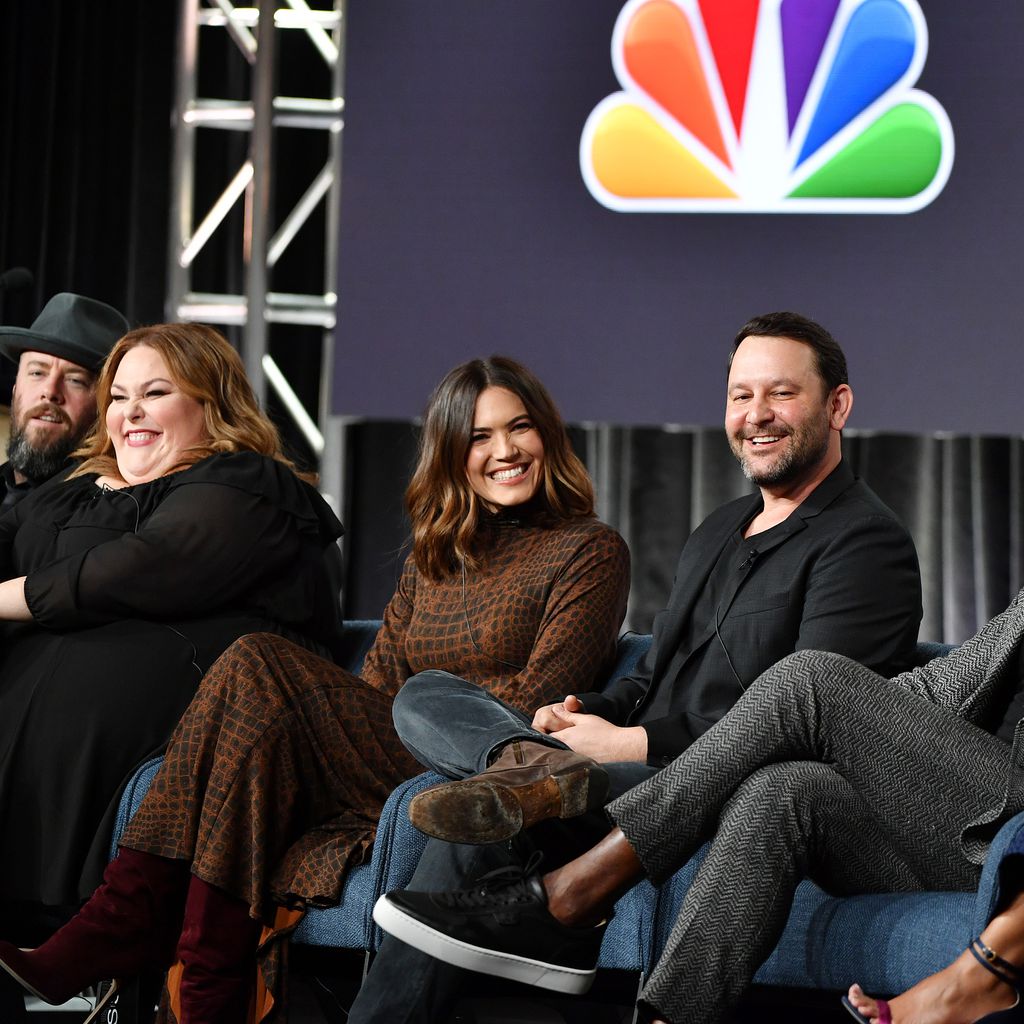 Chris Sullivan, Chrissy Metz, Mandy Moore, Dan Fogelman Sterling K. Brown und Susan Kelechi Watson v