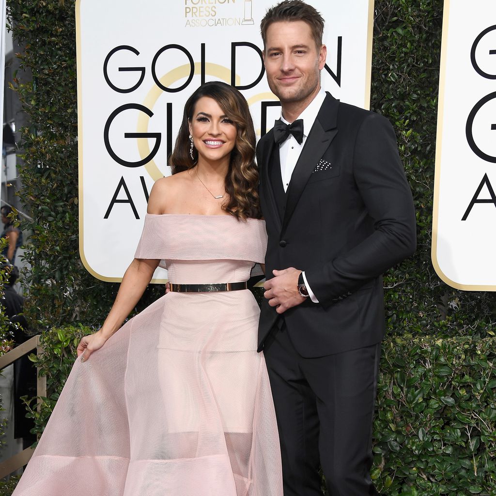Chrishell Stause und Justin Hartley bei den Golden Globes in Beverly Hills