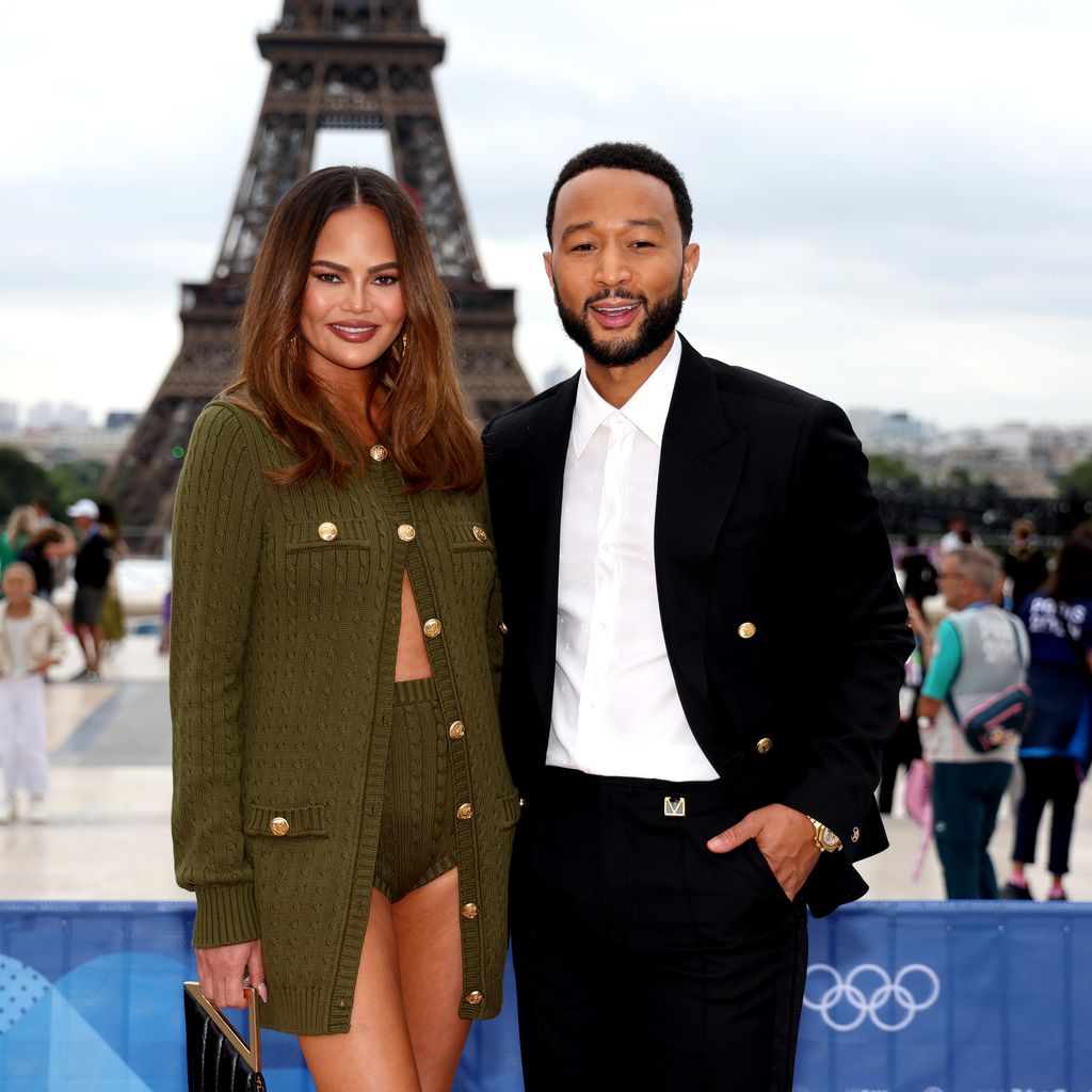Chrissy Teigen und John Legend bei den Olympischen Spielen 2024 in Paris