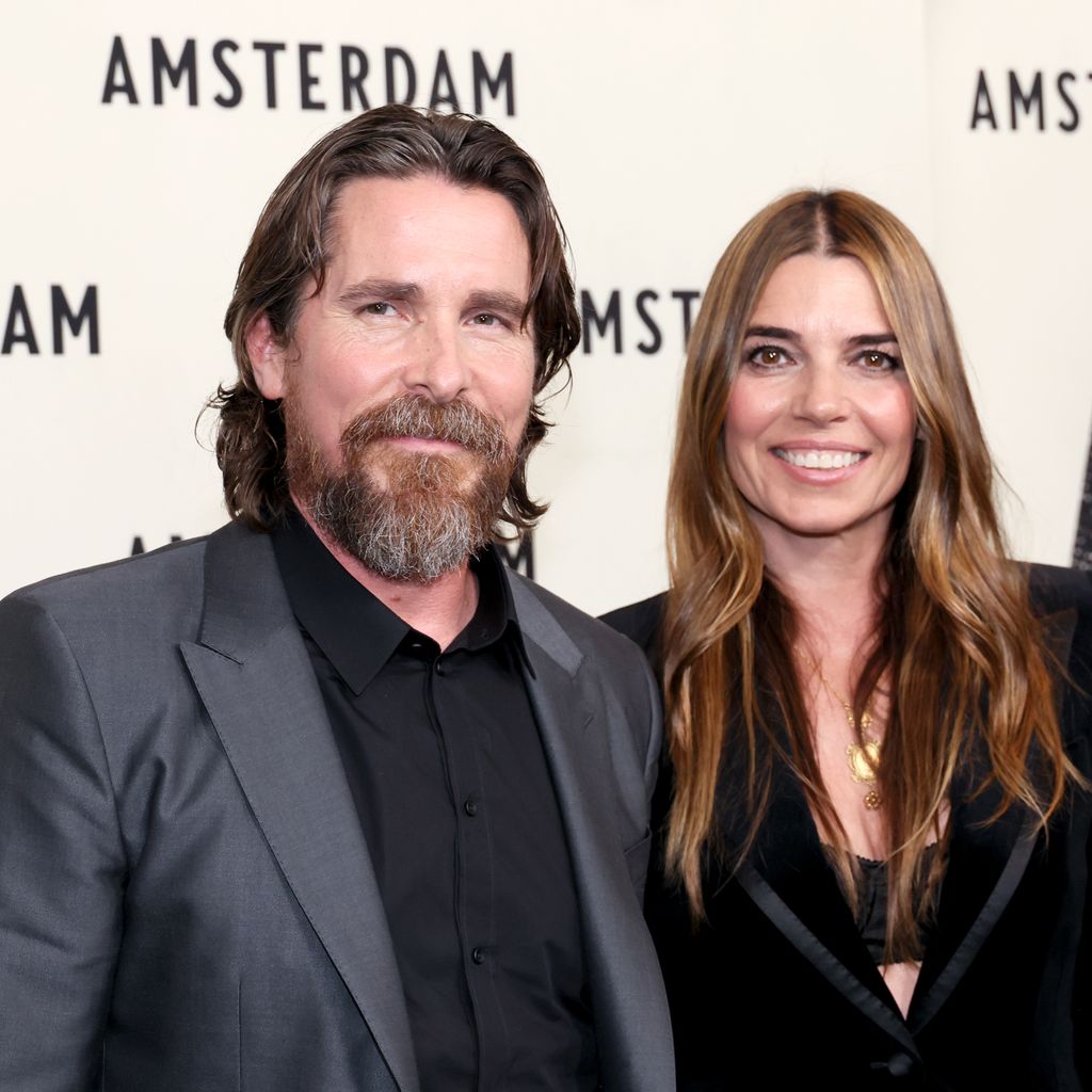 Christian Bale und seine Frau Sibi Blažić bei der "Amsterdam"-Premiere im September 2022