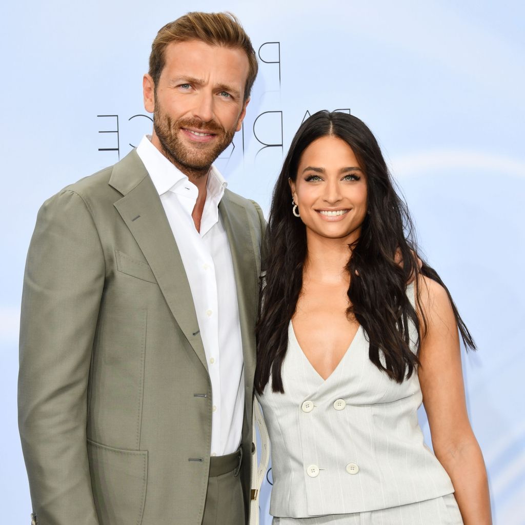 Christian Düren und Amira Pocher auf der Berliner Fashion Week 2024