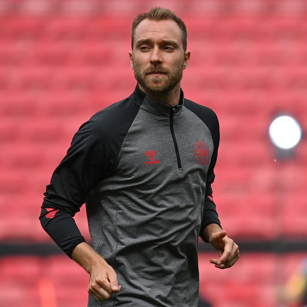 Christian Eriksen auf dem Fußballfeld