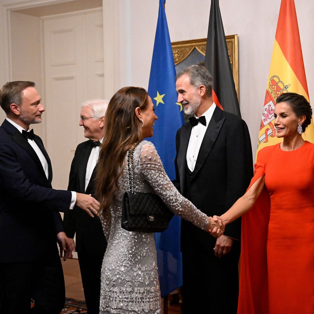 Christian Lindner, Franca Lehfeldt, König Felipe und Königin Letizia im Oktober 2022
