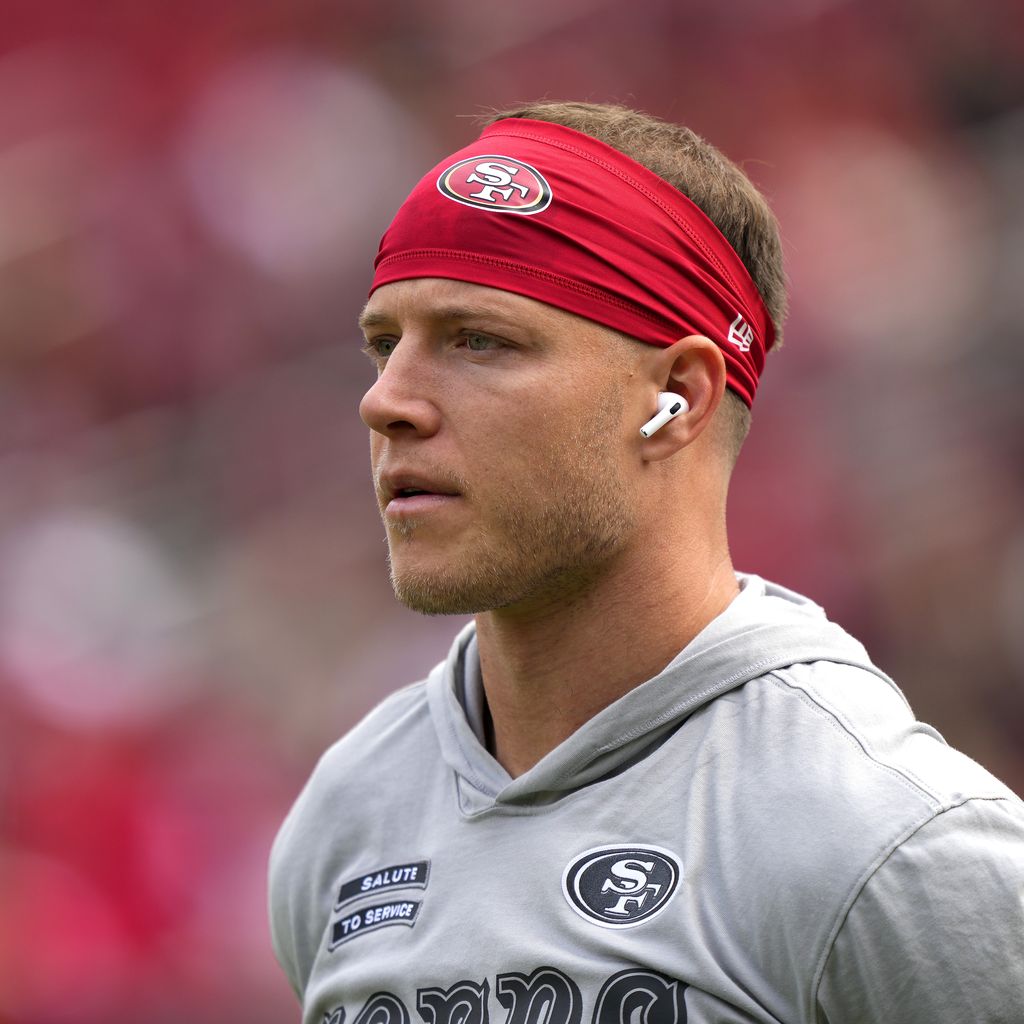 Christian McCaffrey im Levi's Stadium im November 2024