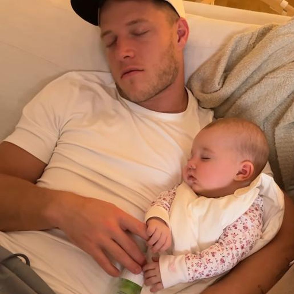 Christian McCaffrey und seine Tochter