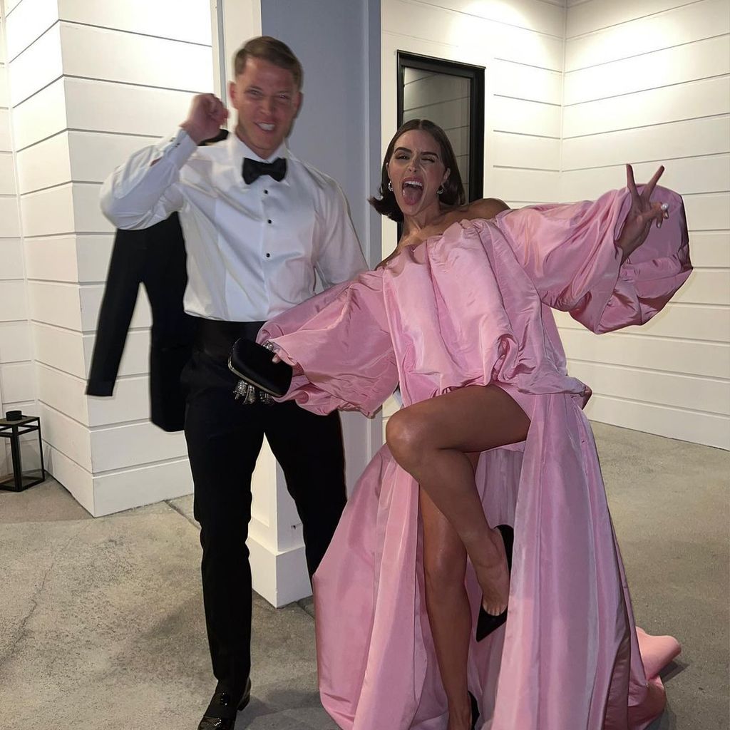 Christian McCaffrey und Olivia Culpo