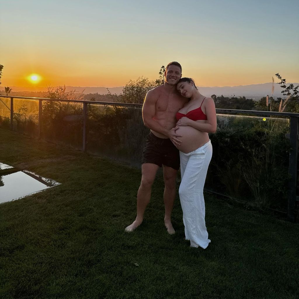 Christian McCaffrey und Olivia Culpo, Juli 2025
