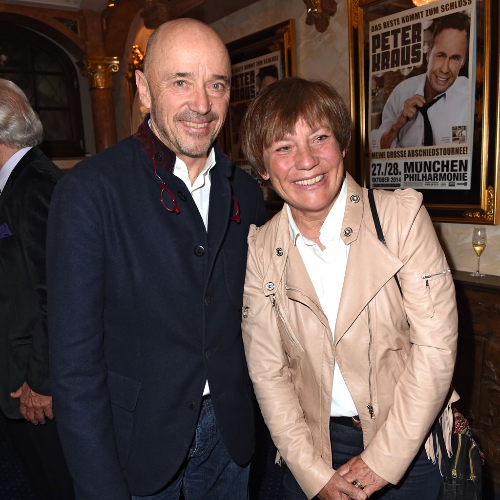 Christian Neureuther und Rosi Mittermaier bei einer Party in München im März 2014