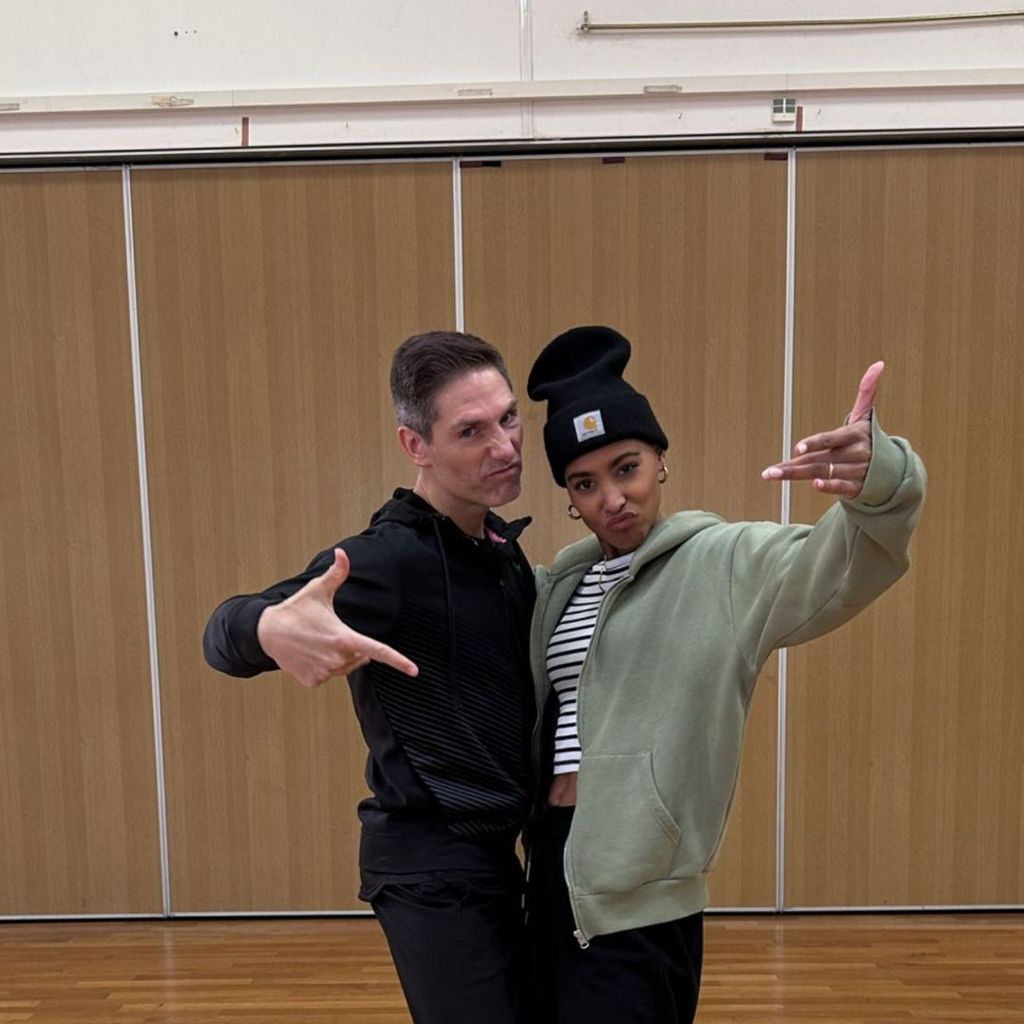 Christian Polanc und Sharon Battiste beim "Let's Dance"-Training