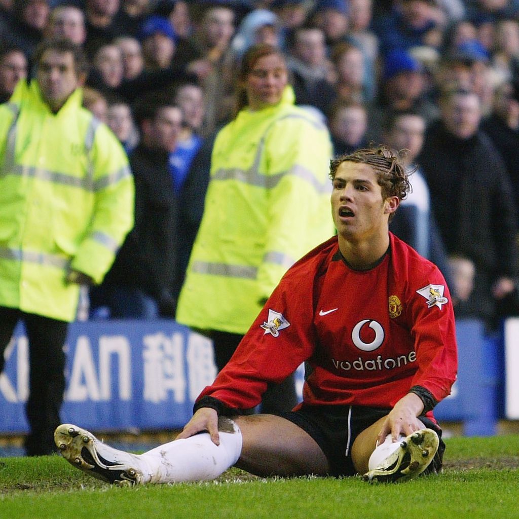 Fußballer Christian Ronaldo im Februar 2004 in Liverpool