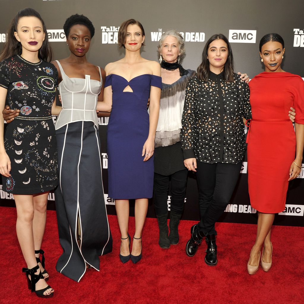 "The Walking Dead"-Darstellerinnen auf einer Premierenfeier in Hollywood