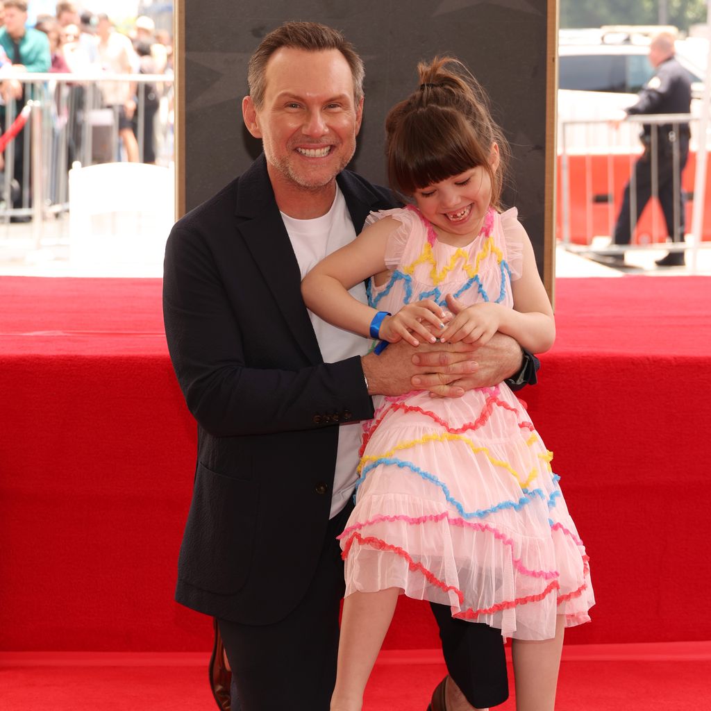 Christian Slater mit seiner Tochter Lena