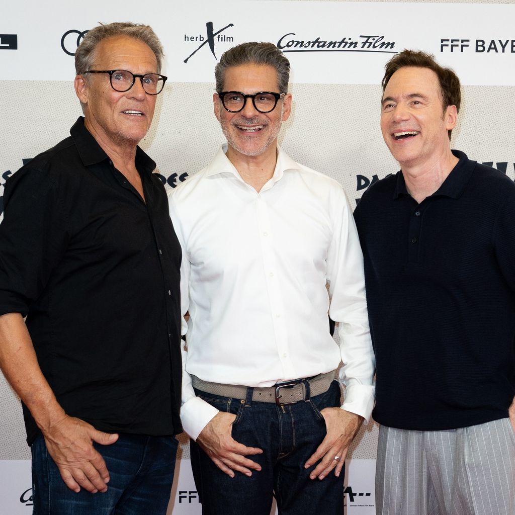 Christian Tramitz, Rick Kavanian und Michael Bully Herbig bei der "Das Kanu des Manitu"-Premiere