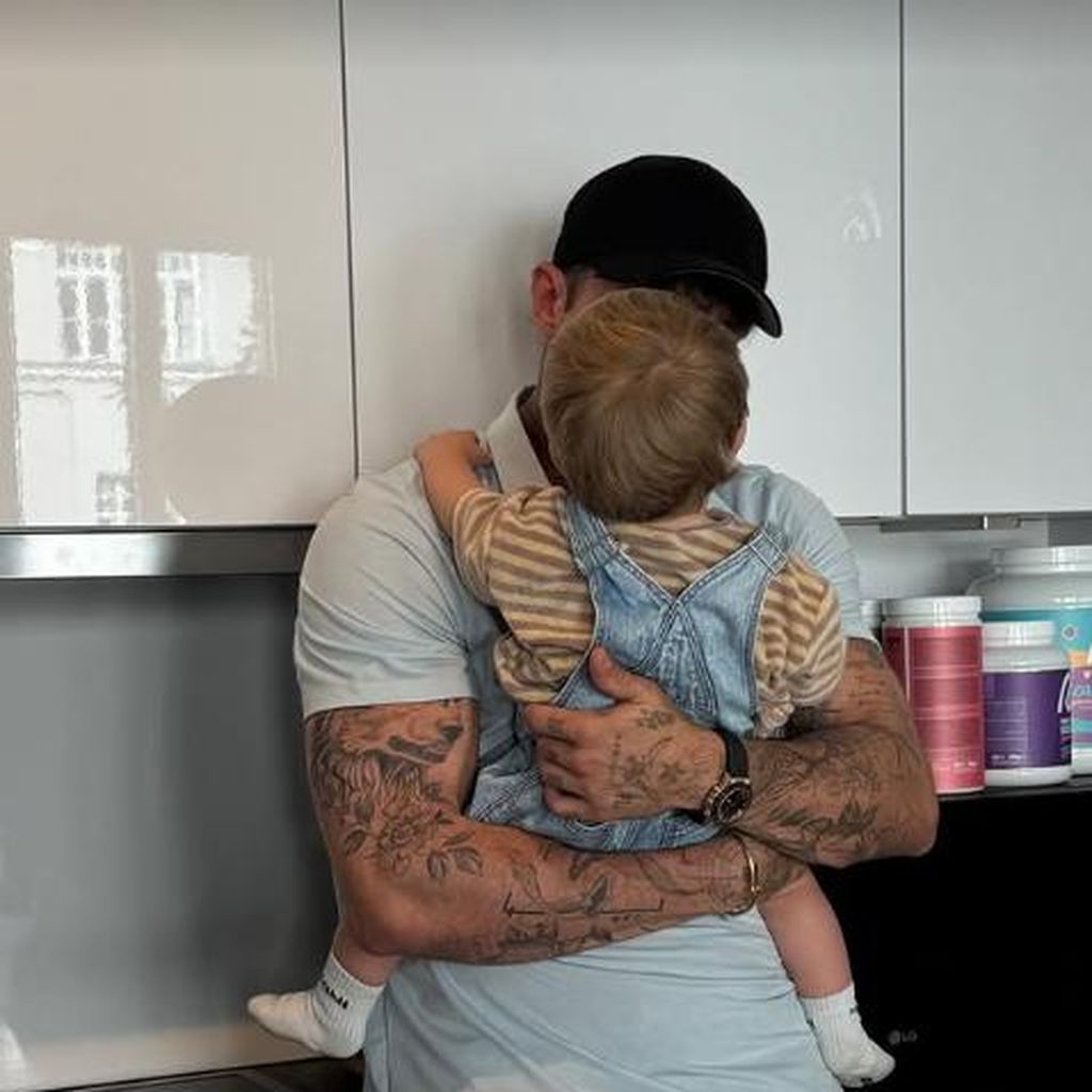Christian Wolf mit seinem Sohn Noah, August 2025