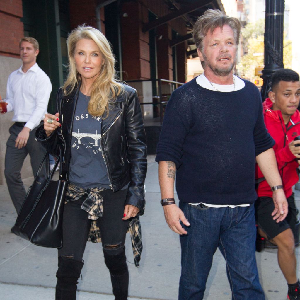 Christie Brinkley und John Mellencamp am Greenwich Hotel in New York