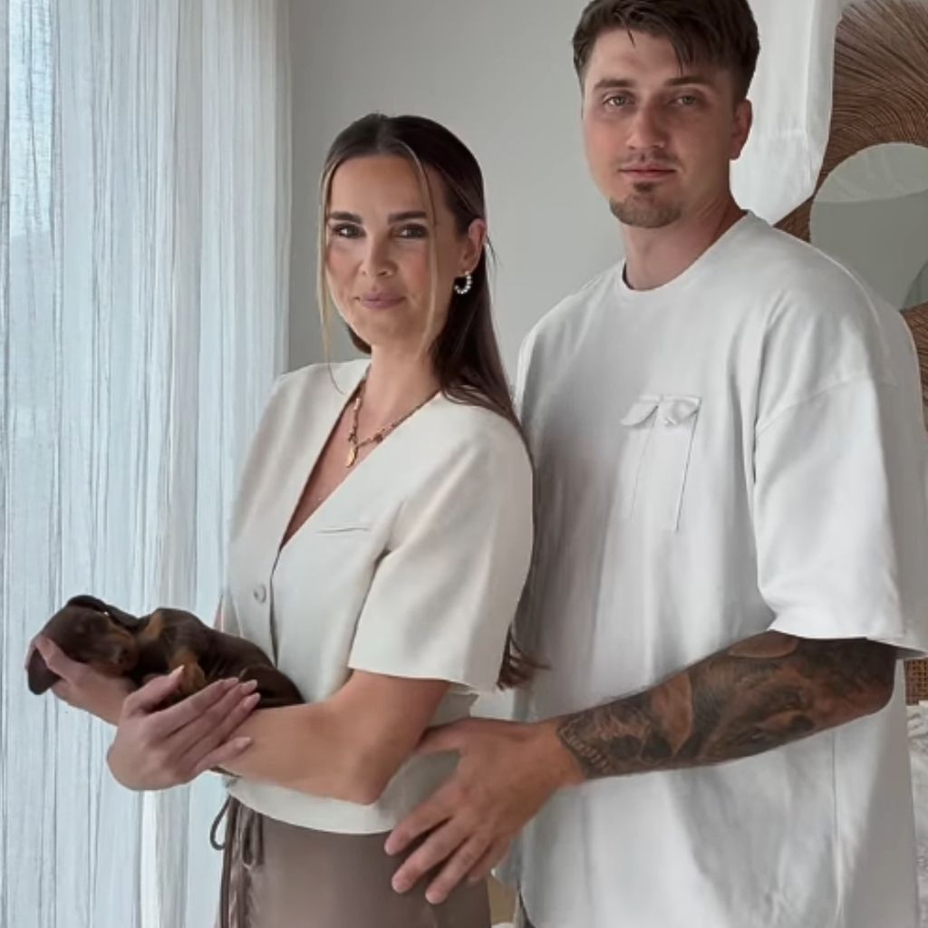 Influencerin Christin Kaeber und Leons Kogaj im Mai 2025